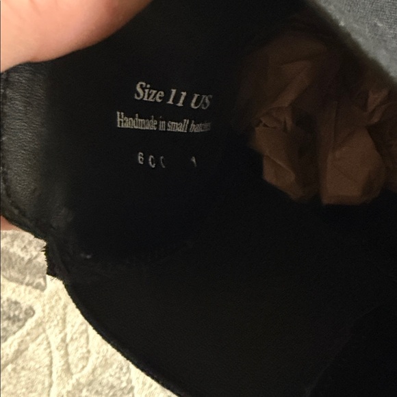 Thursday The Duchess black leather boots women size 11 - Picture 7 of 9